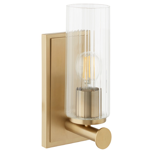 Quorum Lighting Mercier Aged Brass Sconce by Quorum Lighting 540-1-80