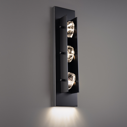 Strata 22-Inch LED Outdoor Wall Light in Black by Schonbek Beyond