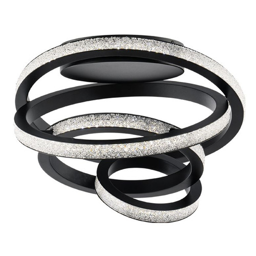 Schonbek Beyond Jangle Black LED Flushmount Light