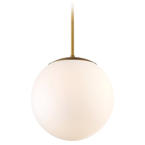 WAC Lighting Niveous Aged Brass LED Pendant by WAC Lighting PD-52313-AB