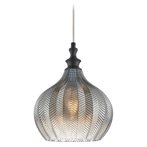 Matteo Lighting Renity Smoke Pendant by Matteo Lighting C80102SM