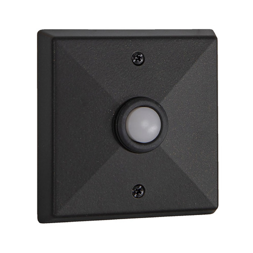 Push Button Espresso LED Doorbell Button by Craftmade Lighting