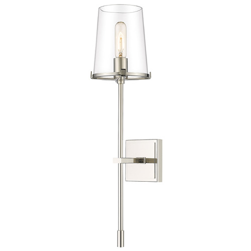Callista Polished Nickel Sconce by Z-Lite