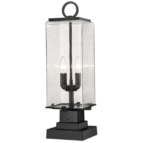 Sana Black Post Light by Z-Lite