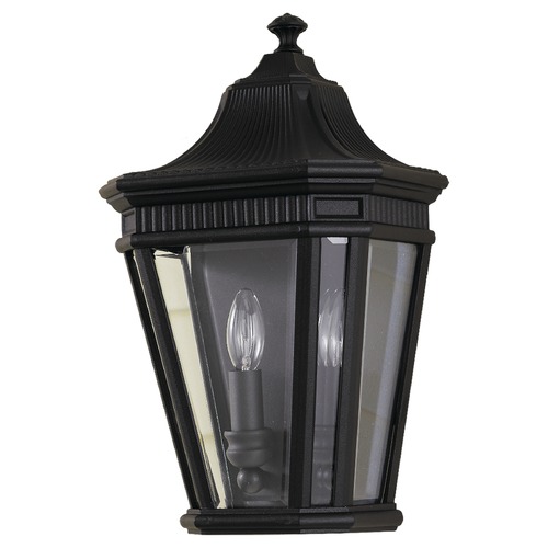 Cotswold Lane Black Outdoor Wall Light by Generation Lighting