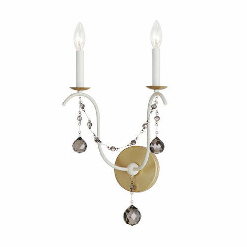 Maxim Lighting Formosa Wall Sconce in Ecru White & Venetian Gold by Maxim Lighting 20482ECVG