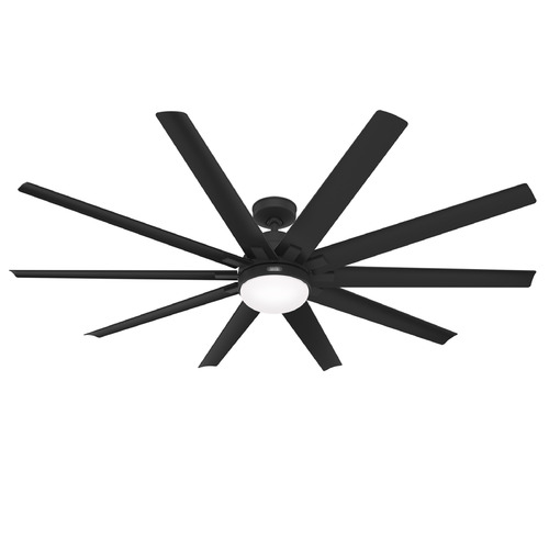 Hunter Fan Company Overton Matte Black LED Ceiling Fan with Light