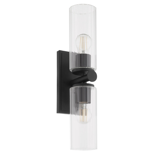 Mercier Matte Black Sconce by Quorum Lighting