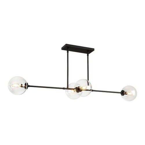 Cassia 48-Inch Linear Light in Matte Black by Alora Lighting