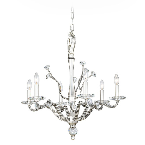 Kalco Lighting Vanessa Deleon Venus Pewter Chandelier