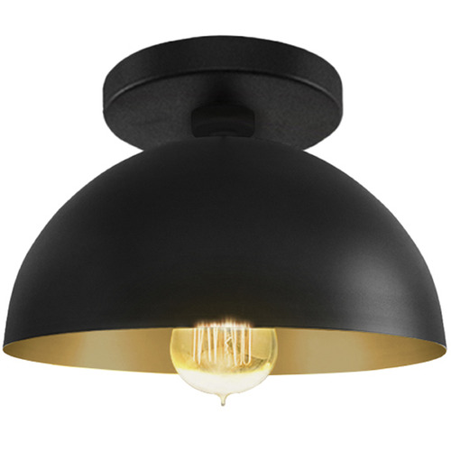 Justice Design Elias 9 Inch 1-Light Dome Semi Flush Mount