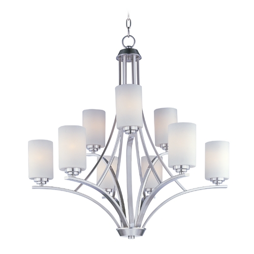 Maxim Lighting Deven Satin Nickel Chandelier by Maxim Lighting 20036SWSN