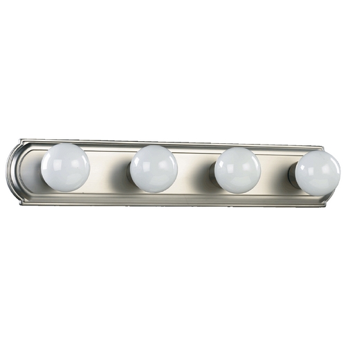Satin Nickel Bathroom Light by Quorum Lighting