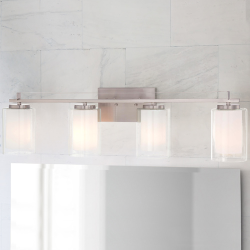 Parsons Studio Brushed Nickel Bathroom Light by Minka Lavery