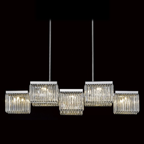 Broadway Polished Nickel Chandelier by Avenue Lighting