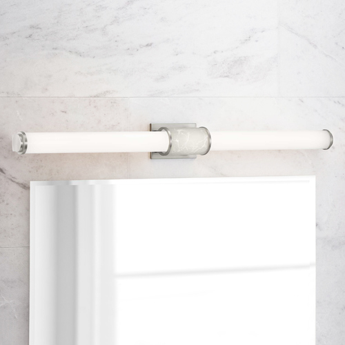 Progress Lighting Phase 1.2 LED Brushed Nickel Bathroom Light 3000K by Progress Lighting P300207-009-30