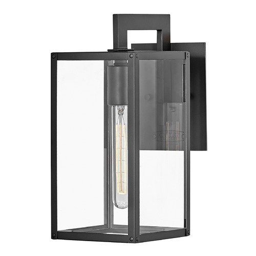 Hinkley Max Small Outdoor Wall Mount Lantern in Black by Hinkley Lighting 2590BK