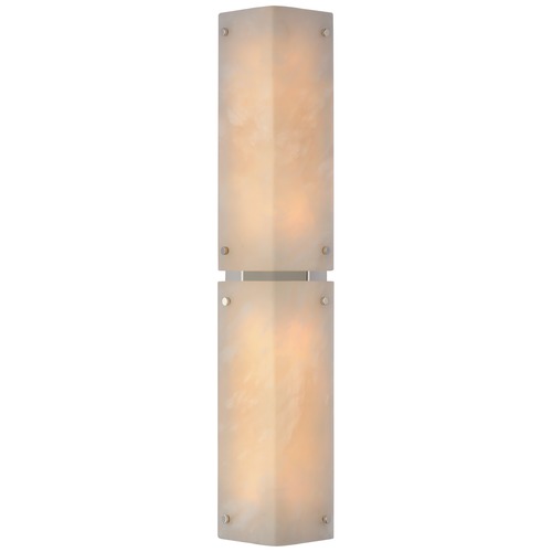 Aerin Clayton 25-Inch Sconce in Polished Nickel by Visual Comfort Signature