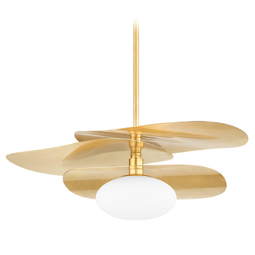 Mitzi Stella Gold Leaf Single Light Wall Sconce
