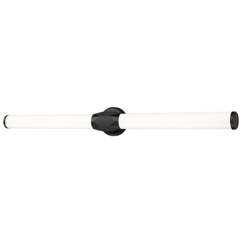 Z-Lite Z-Lite Cooper Matte Black LED Vertical Bathroom Light 1010-40W-MB-LED