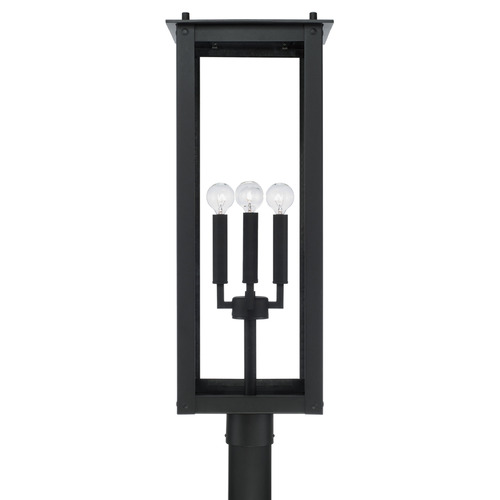 Capital Lighting Hunt Black Post Light