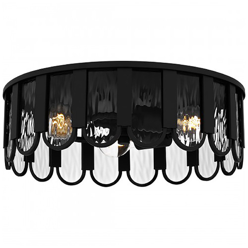 Quoizel Lighting Vera Matte Black Flushmount Light