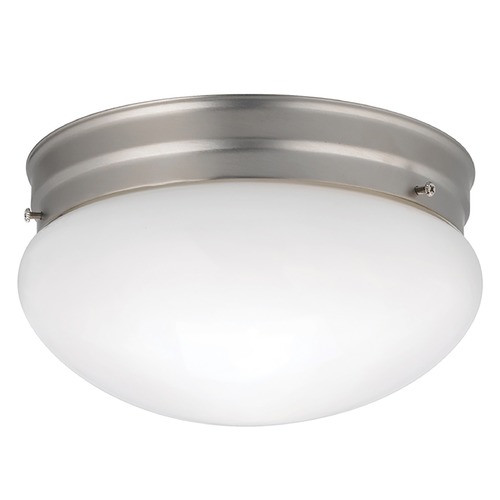 Kichler Lighting Ceiling Space 8.75-Inch Brushed Nickel Flush Mount by Kichler Lighting 209NI