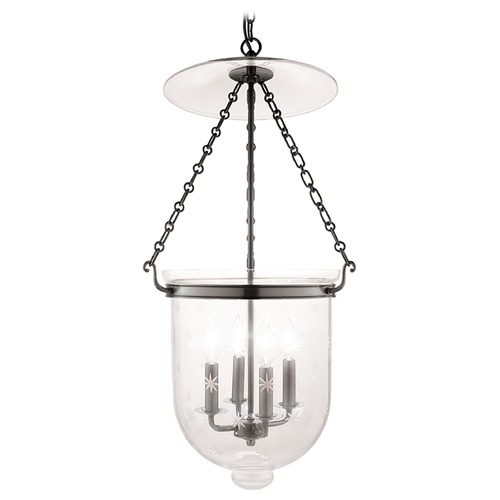 Hudson Valley Lighting Hampton Pendant in Historic Nickel by Hudson Valley Lighting 255-HN-C3