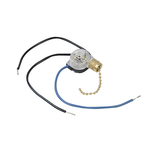Craftmade Lighting 3-Way Signature Fan Light Kit Switch in Brass by Craftmade Lighting OFS-200