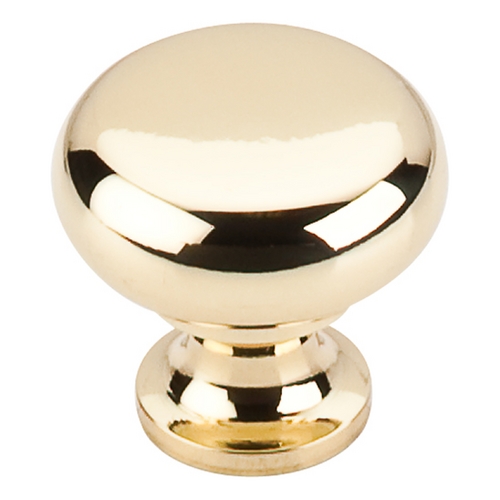 Top Knobs Hardware Modern Cabinet Knob in Polished Brass Finish M269