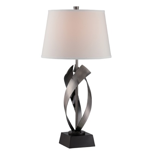 Lite Source Lighting Wayde Gun Metal/Black Table Lamp by Lite Source Lighting LS-22675