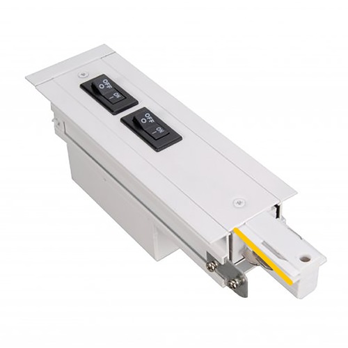 Wac Lighting W Track White LED Rail, Cable, Track Accessory