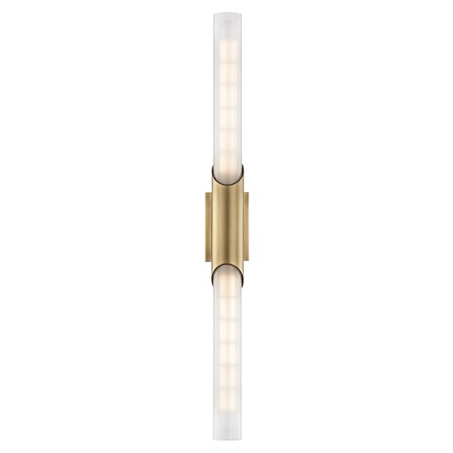 Hudson Valley Lighting Pylon Aged Brass LED Sconce by Hudson Valley Lighting 2142-AGB
