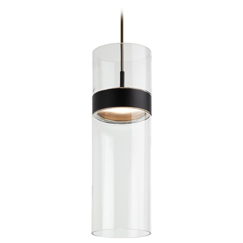 Visual Comfort Modern Collection Sean Lavin Manette Grande Pendant in Black by Visual Comfort Modern 700TDMANGPCLCLBB-LED277