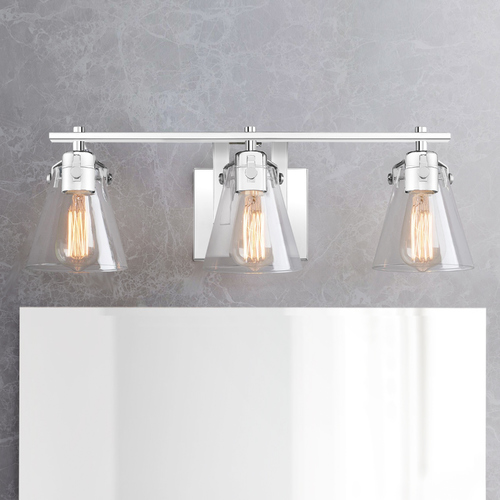 Quoizel Lighting SAbine Polished Chrome Bathroom Light by Quoizel Lighting SAB8622C