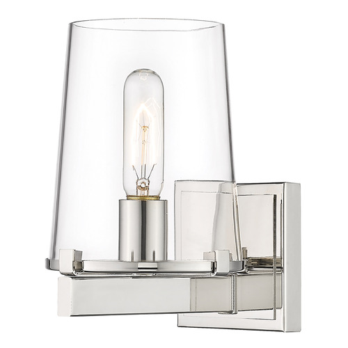 Z-Lite Callista Polished Nickel Sconce by Z-Lite 3032-1V-PN