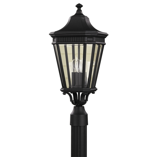 Cotswold Lane Post Light in Black by Generation Lighting
