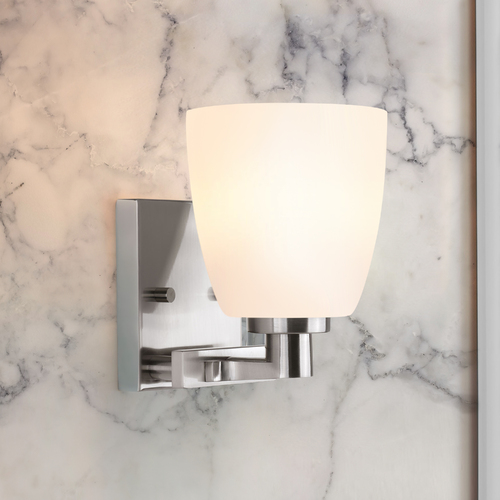 Fleet Brushed Nickel Sconce by Progress Lighting
