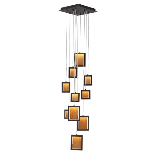 Avenue Lighting Brentwood Dark Bronze 10-Light LED Multi-Light Pendant by Avenue Lighting HF6010-DBZ