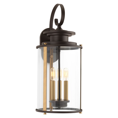 Progress Lighting Squire Antique Bronze Outdoor Wall Light by Progress Lighting P560038-020