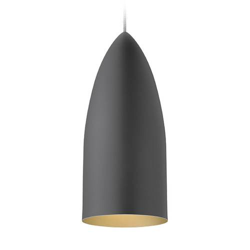 Mini Signal Monopoint Pendant in Gray & Gold by Visual Comfort Modern