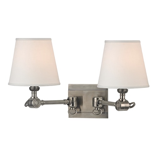 Hudson Valley Lighting Hillsdale Historic Nickel Sconce by Hudson Valley Lighting 6232-HN