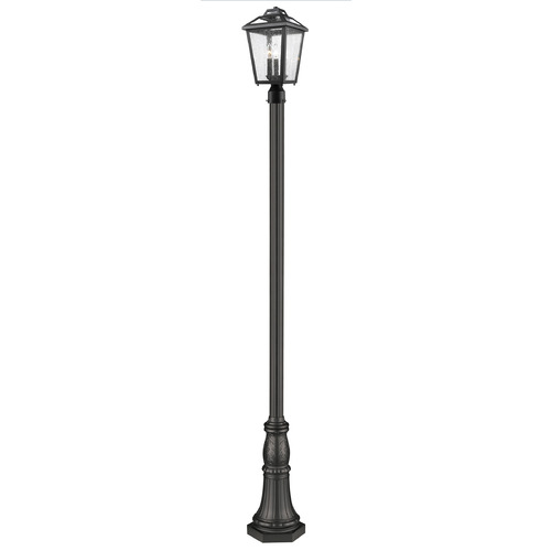 Z-Lite Bayland Black Post Light by Z-Lite 539PHMR-518P-BK