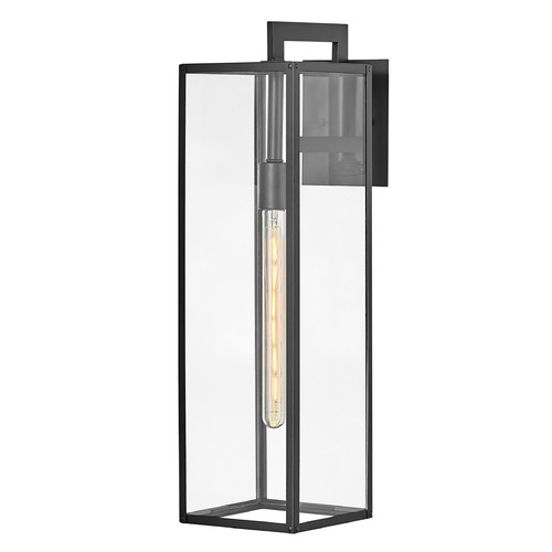 Hinkley Max Large Outdoor Wall Mount Lantern in Black by Hinkley Lighting 2595BK