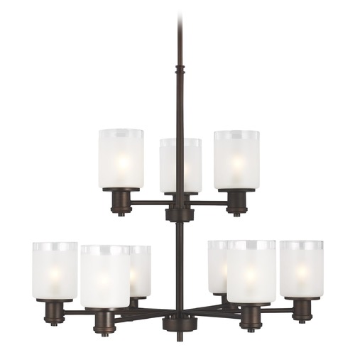 Generation Lighting Norwood Bronze Chandelier by Generation Lighting 3139809-710