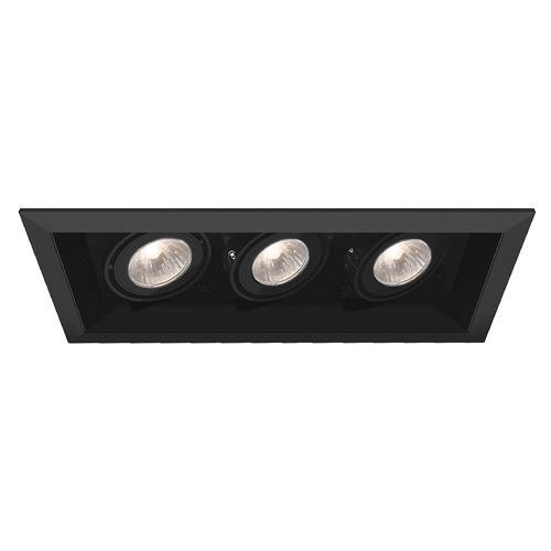 Eurofase Lighting Black & Black Recessed Kit by Eurofase Lighting TE113GU10-01