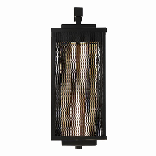 Eurofase Lighting Brama 16.25-Inch Outdoor Sconce in Black & Gold by Eurofase Lighting 42717-010