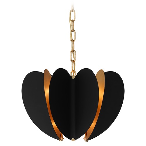 Kate Spade New York Danes Chandelier in Black & Gild by Visual Comfort Signature