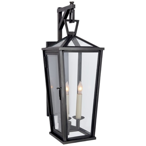 Visual Comfort Signature Collection E.F. Chapman Darlana Small Wall Lantern in Bronze by Visual Comfort Signature CHO2086BZ