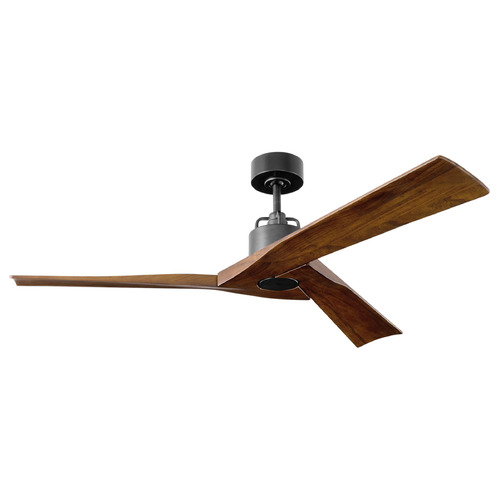 Visual Comfort Fan Collection Alma 52 Smart Aged Pewter Ceiling Fan Without Light